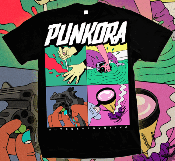 Polera Punkora "Autodestructivo"